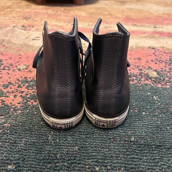 Excellent condition blue metallic converse - Picture 5 of 8